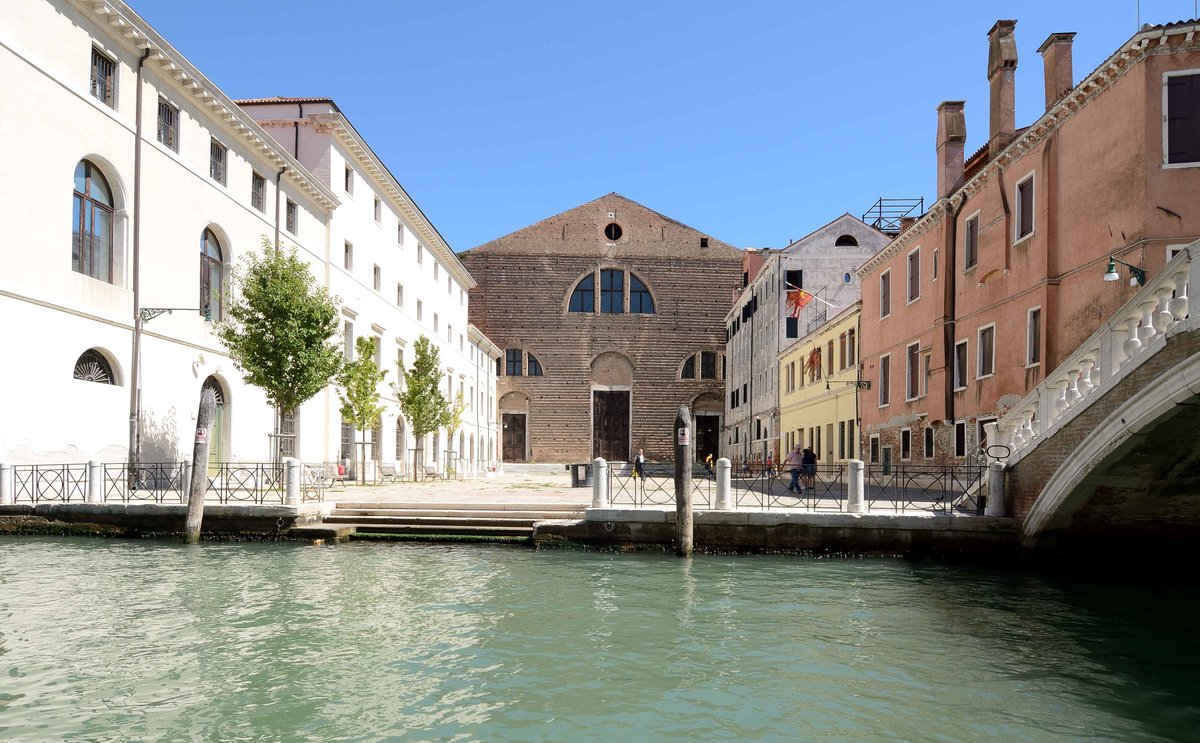 Campanile of San Giovanni Elemosinario (1531) church San Polo district  Venice the Veneto Italy Europe Stock Photo - Alamy