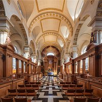 The interior of our splendid Wren church.