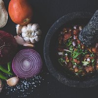 Salsa de Molcajete, una entrada de la casa