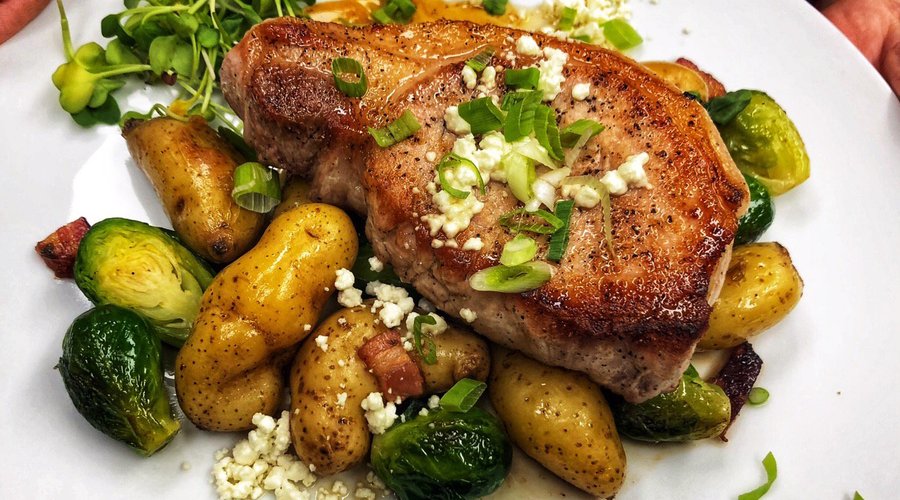 Maple glazed Perth County Pork Chop