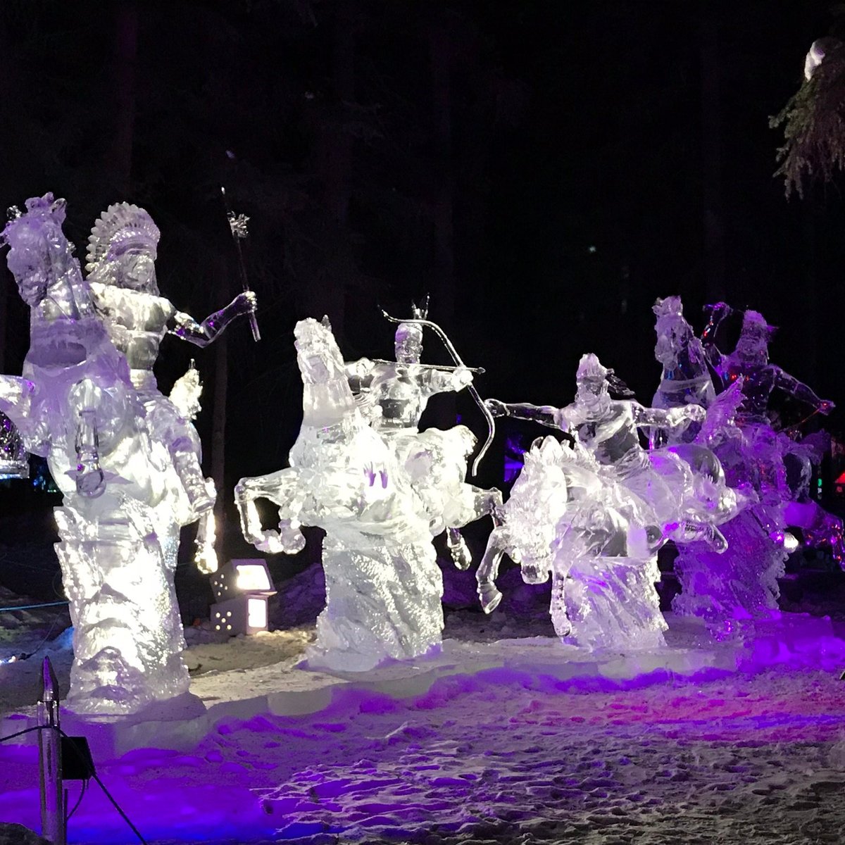 Fairbanks Ice Sculptures 2024 - Quinn Maighdiln