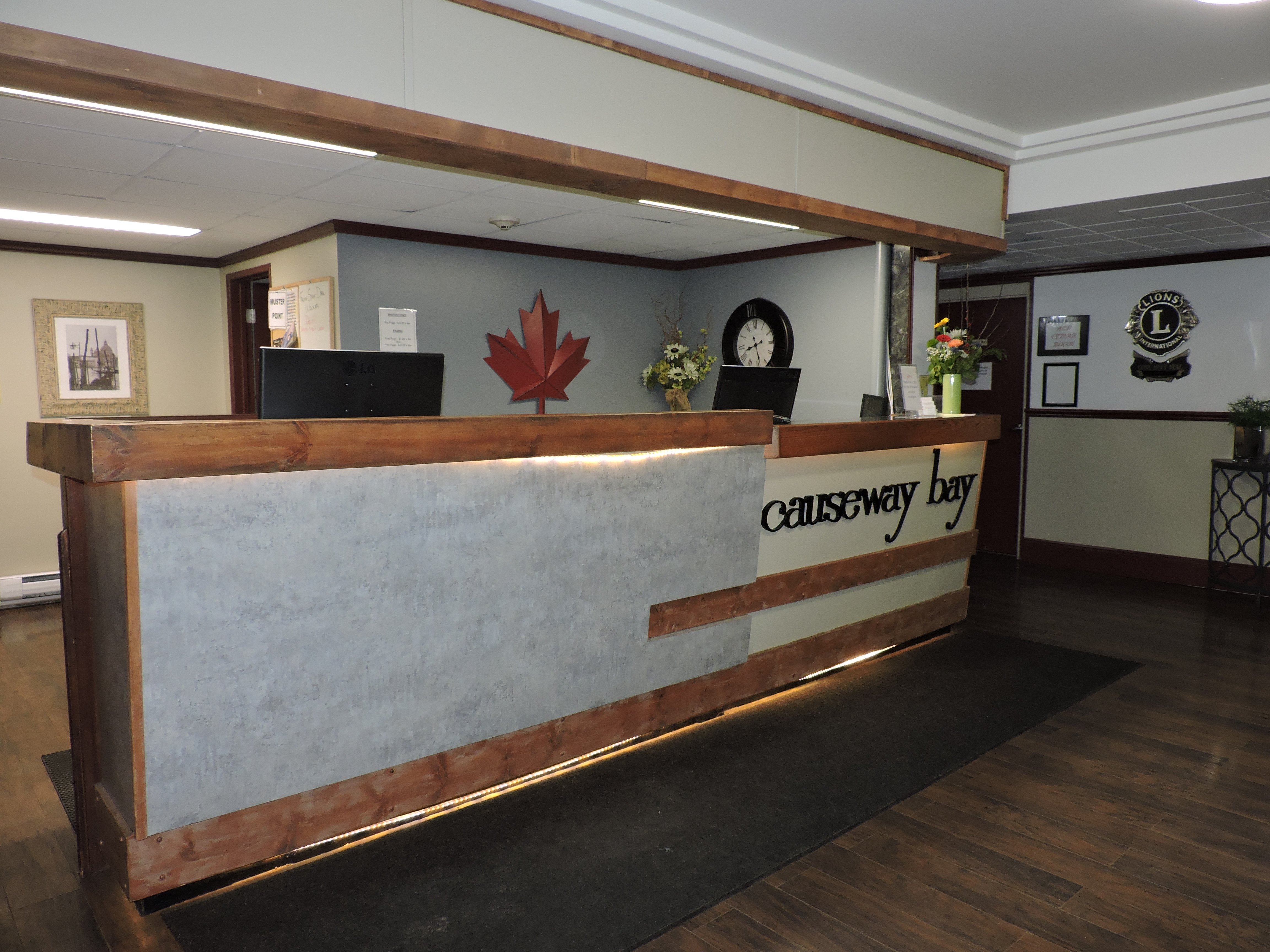 Causeway Bay Hotel Sparwood UPDATED 2024 Prices Reviews Photos   Guest Services Desk Lobby 