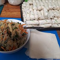 One of our food Mornington Thai home make spring roll