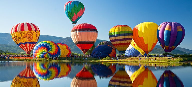 Hot air store balloon rides napa