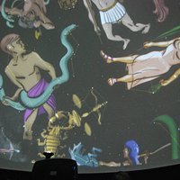 Projection des constellations dans notre coupole