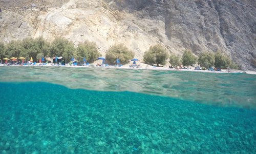 Glika Nera Beach, sweet water beach (Sfakia)