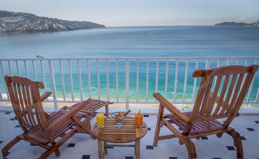 Hermosa vista desde nuestros balcones. 