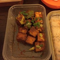 this is what we saw when we opened chilli paneer