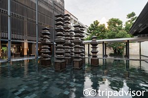 The Anvaya Beach Resort Bali in Kuta, image may contain: City, Office Building, Water, Condo