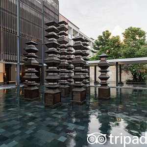 The Anvaya Beach Resort Bali in Kuta, image may contain: City, Office Building, Water, Condo