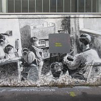 Détail de la fresque