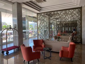 Mango Suites in Panay Island, image may contain: Furniture, Indoors, Foyer, Chair
