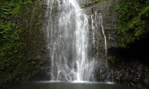 Wailua Falls, after the short walk to the Falls