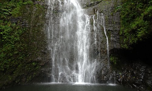 Wailua Falls, after the short walk to the Falls