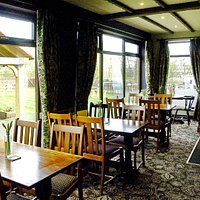 inside dining area