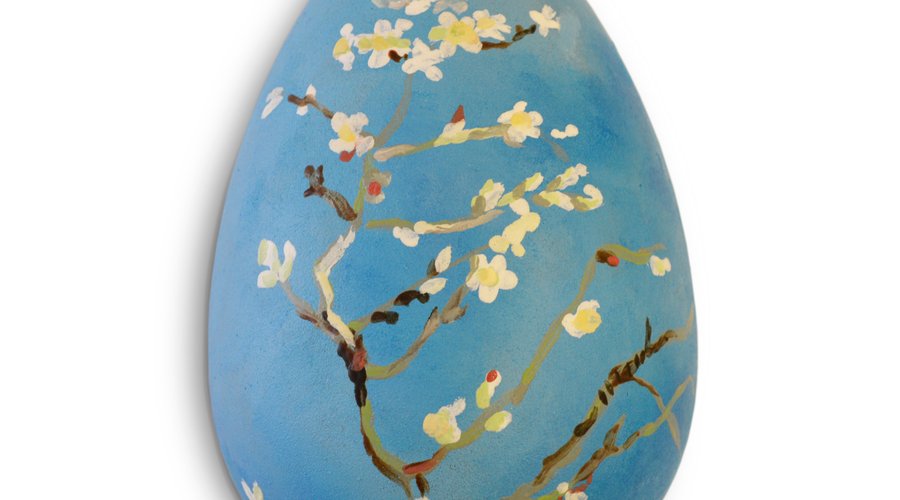 Van Gogh Blossom Easter Egg