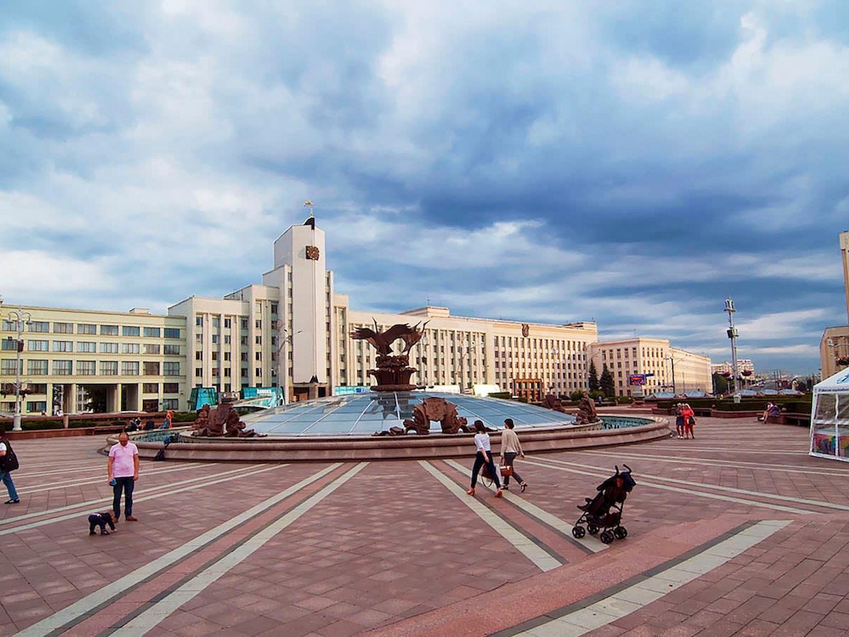 Плошча Незалежнасці, Мiнск Belarus. City and Architecture. 5425. Photos by Eugen