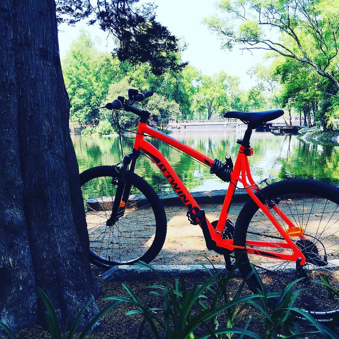 Btwin neon 2024 orange