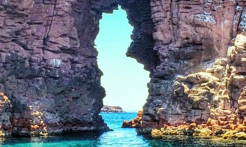 One of my favourite places in the world - a short boat trip from La Paz on Mexico's Baja Californian coast. If you're brave enough, you can swim with sea lions in their natural habitat. You can read more about how to get there, to Isla Espiritu Santo, here: https://indianajo.com/swimming-with-sea-lions-in-mexico-isla-espiritu-santo-tour.html