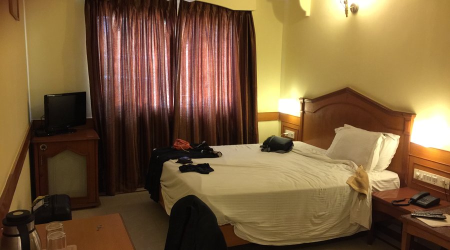 Small room though they call it Deluxe !