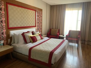 WelcomHeritage Glenview Resorts in Kasauli, image may contain: Interior Design, Furniture, Home Decor, Bed