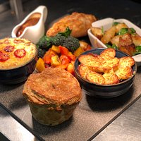 selection of home made pasties and pies