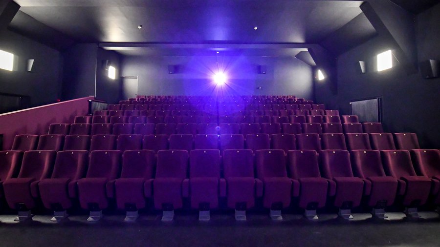 La salle de cinéma du ciné Gedinne.