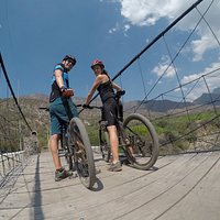 Bike Tour Chicamocha Canyon - Santander Colombia The route is a descent of approximately 14 km and 6 km that includes ascents and planes on the side of the mountain that leads to the imposing Chicamocha Canyon. #bikecolombia #bikeexperiences #mountainbike #biketours