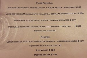Menú