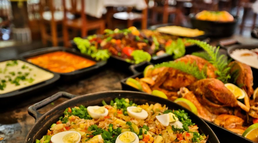 Almoço do Hotel Fazenda Campo dos Sonhos