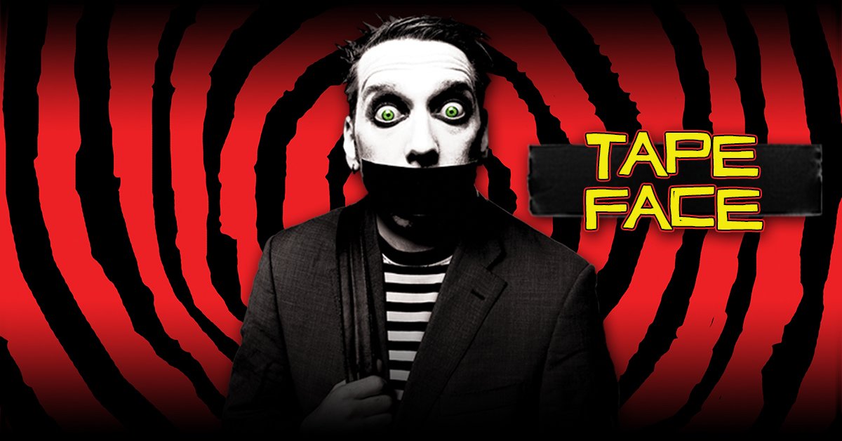 tape face vegas show