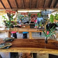 Wonderful, healthy, natural, tasty ingredients in this fabulous restaurant just north of Uvita with incredible views AND, superior cuisine.