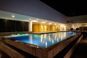 One Central Hotel & Suites in Cebu Island, image may contain: Pool, Water, Swimming Pool, Hot Tub