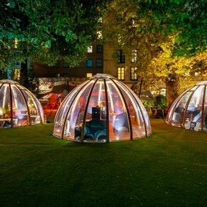 This is the Secret Garden - Access via The Bar.  Simply wonderful