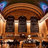 The cavernous main hall of New York's Grand Central Terminal.