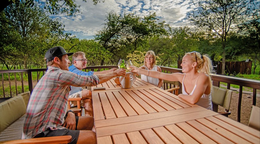 Sundowners on the deck