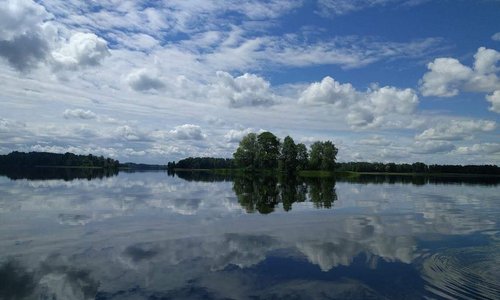 Lake of Rubikiai, Lithhuania, Anyksciai county