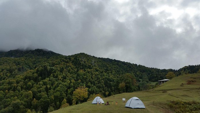 Глэмпинг танго в деревне Хуло