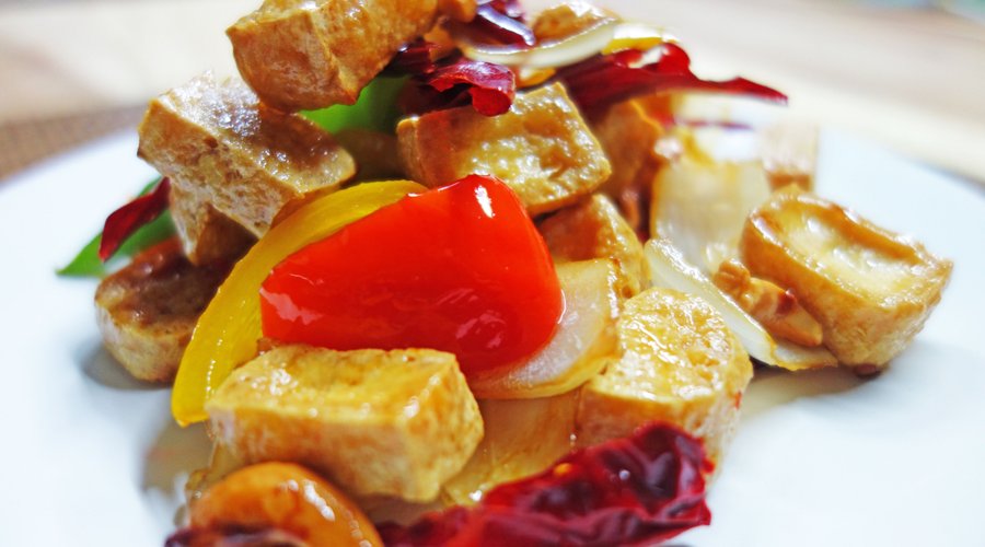 Stir Fried Tofu with Cashew Nuts