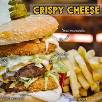 CRISPY CHEESE BURGER