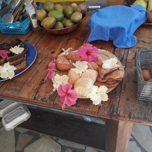 Cuisine commune très conviviale petit déjeuner top