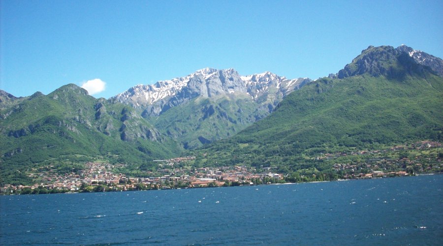 panorama di fronte alla villa