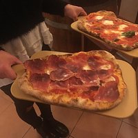 pizza Bufala o prosciutto