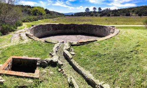 Outlying cistern, part of water collection system
