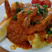 shrimp & polenta