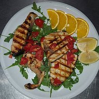 Salmone e spada ai ferri