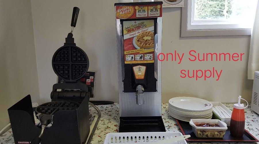 Seasonal complimentary continental breakfast -- only in summer
