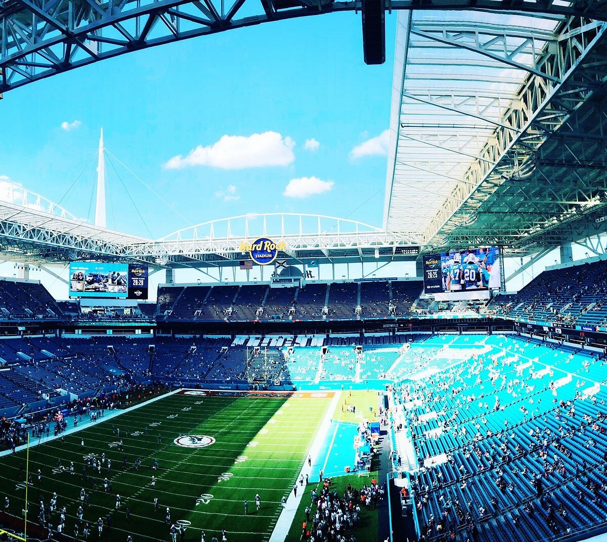 Um jogo no SunLife Stadium de Miami