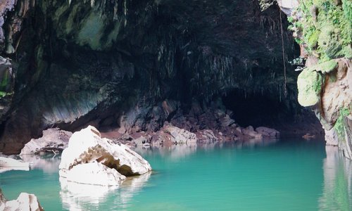Entrance of Xe Bang Fai Cave, Baan Nong Ping