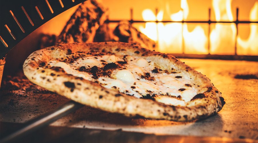 Wood-fired pizzas